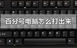 百分号电脑怎么打出来?电脑打出来百分号的方法